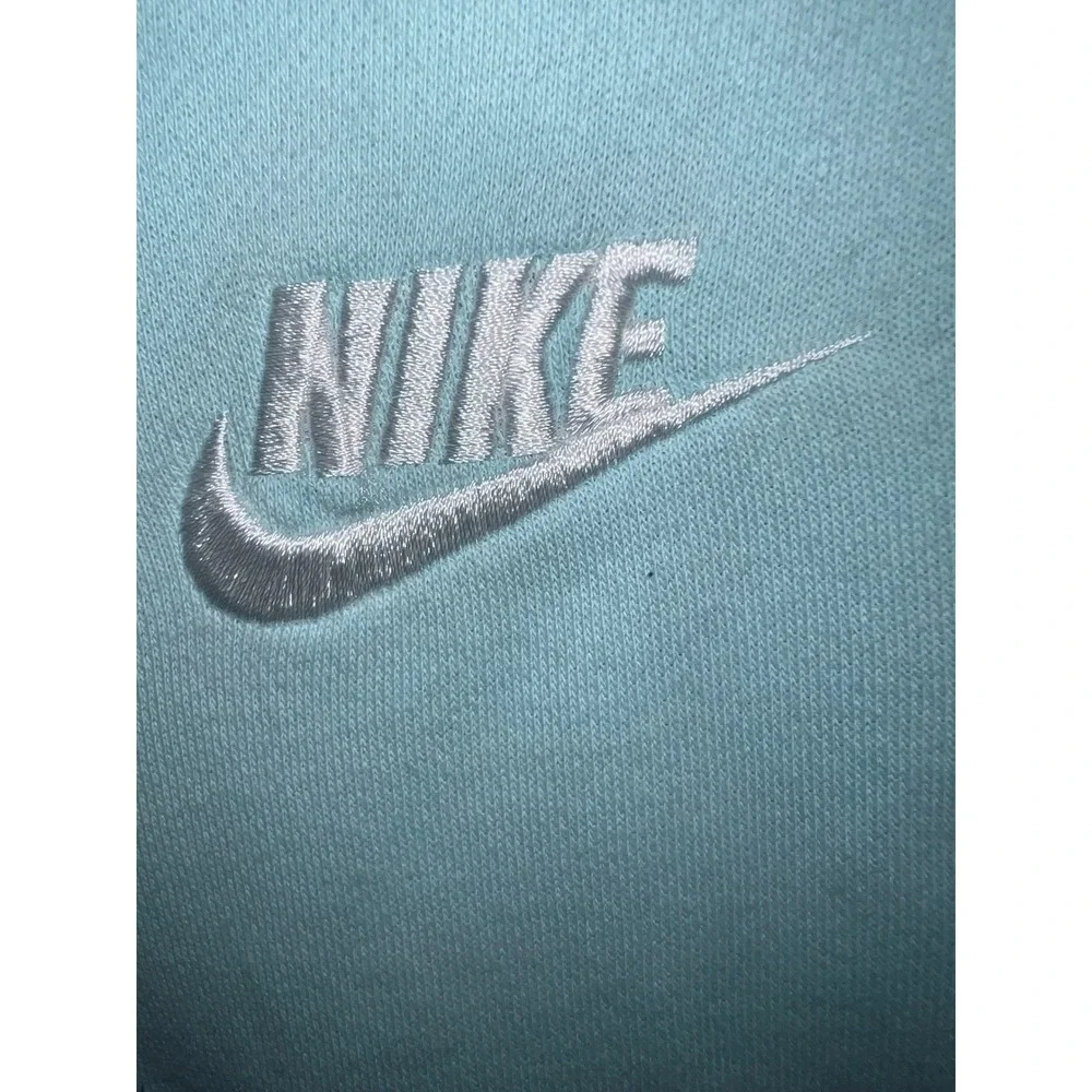 Nike Sportswear Club Fleece Full-Zip Hoodie Aqua Blue DC7118-482 Mens XL